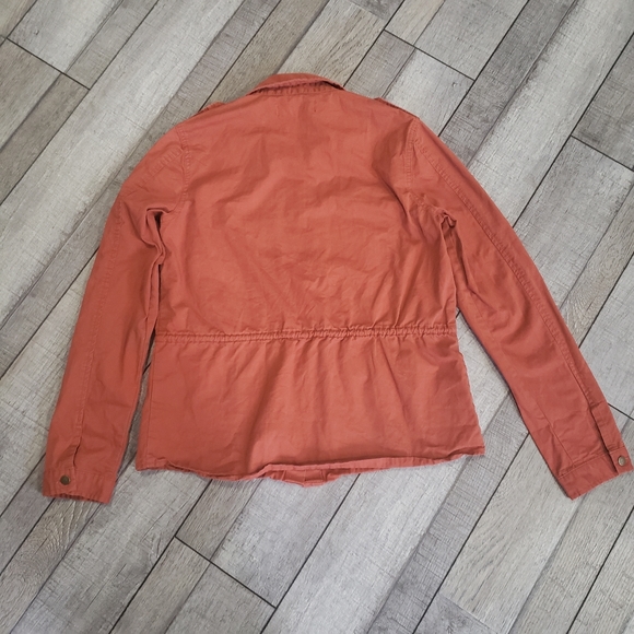 Rusty Orange Utility Jacket - Picture 2 of 11